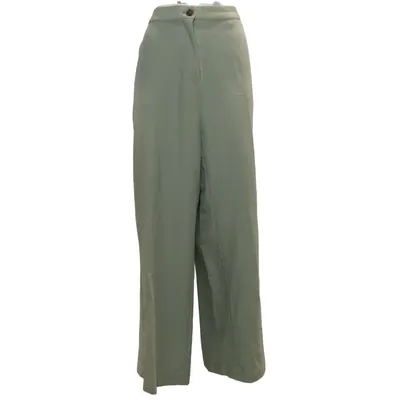Kostuumbroek (Groen) van Fire & Glory Elastaan, Gerecycled polyester, Viscose