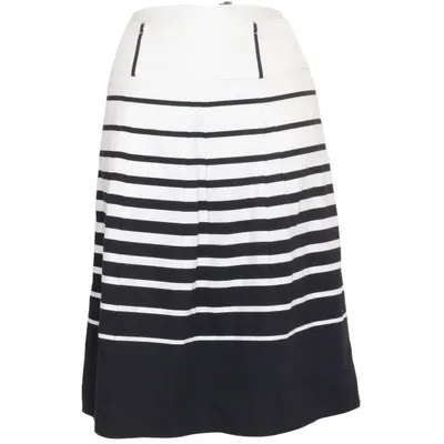 Skirt (Black, White) from Gerry Weber Acetate, Cotton, Elastane