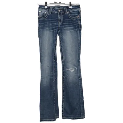 Jeans (Blå) fra Miss Me Bomuld, Elastan