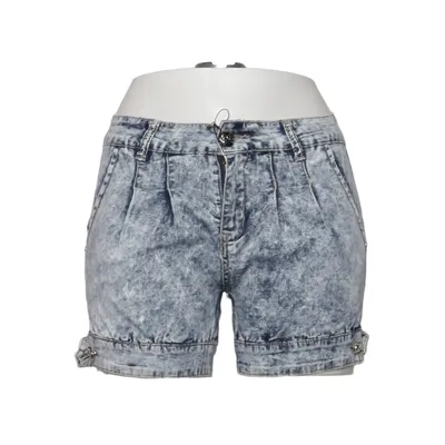 Denim shorts (Blue) from Miss Fanny Cotton, Elastane, Polyamide, Viscose