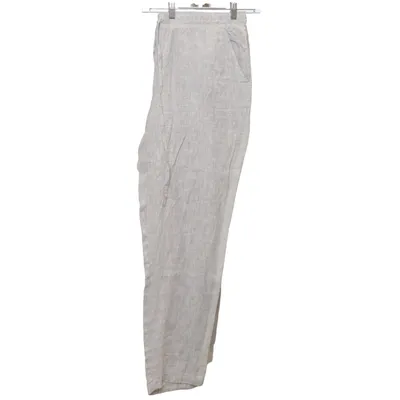 Pants (Gray) from Open End Cotton, Linen