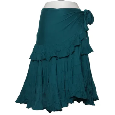 Jupe portefeuille (Bleu) de Cora Kemperman Coton