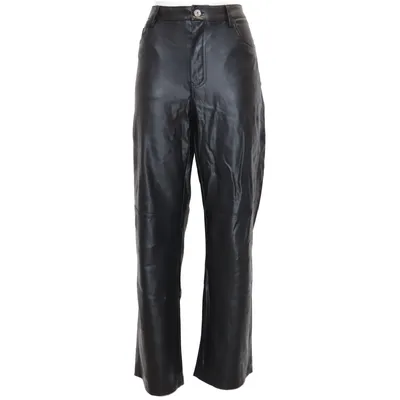 Byxor (Svart) från Bershka Polyester