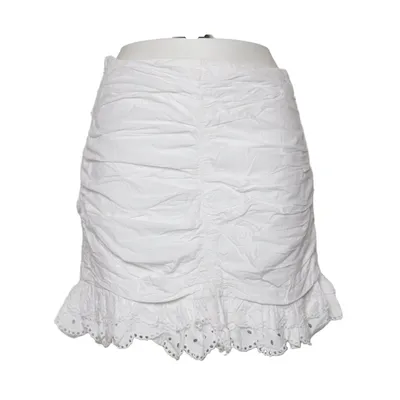 Skirt (White) from Zara Cotton