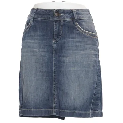 Jeanskjol (Blå) från ESPRIT Denim Bomull, Elastan