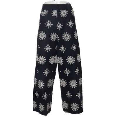 Palazzo pants (Blue, White) from Zara Viscose
