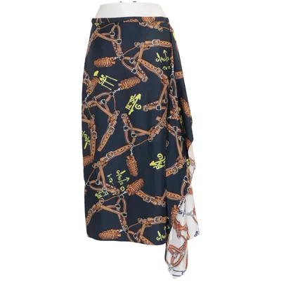 Maxi skirt (Blue, Yellow, Brown, Multicolored) from Tibi Silk