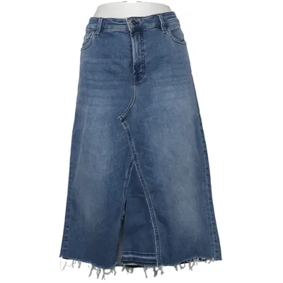 Denim skirt (Blue) from 7 for All Mankind Cotton, Elastane, Polyester