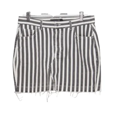 Denim shorts (Zwart, Wit) van Modatutkusu Katoen, Elastaan