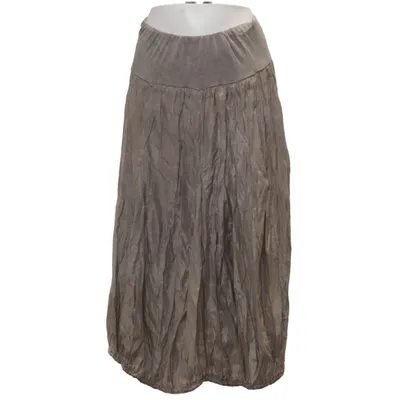 Skirt (Gray) from Vestino Elastane, Polyester, Viscose