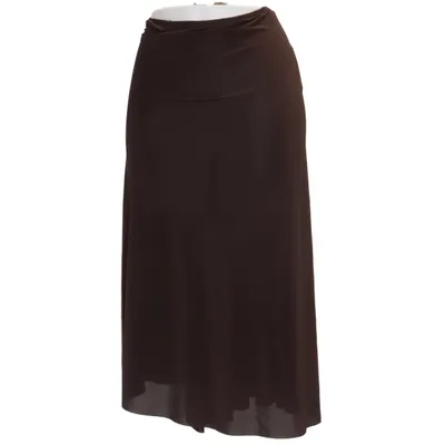 Långkjol (Brun) från H&M Elastan, Polyester