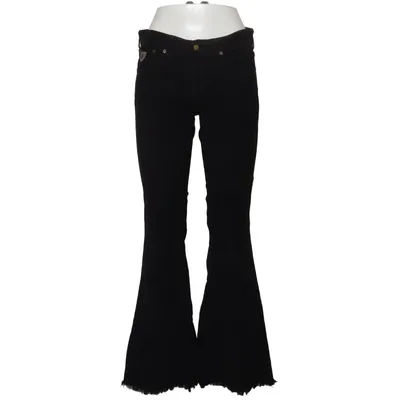 Corduroy broek (Zwart) van Lois Katoen, Elastaan