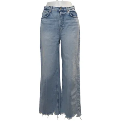 Jeans (Wilder High Rise Wide Leg Cropped Jeans) från Reformation Jeans Ekologisk bomull, Återvunnen bomull