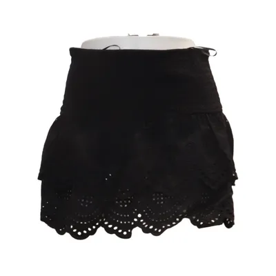 Kjol (Svart) från Stradivarius Bomull, Elastan, Polyester