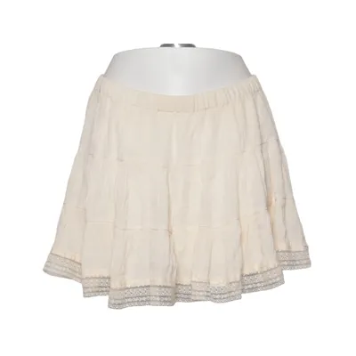 Nederdel (Beige) fra Pull & Bear Viscose