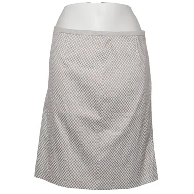 Skirt (White, Gray) from Joseph Janard Cotton, Polyester