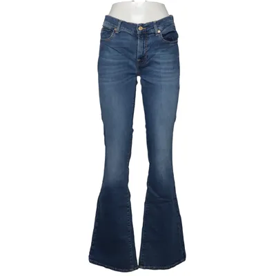 Spijkerbroek (Blauw) van 7 for All Mankind Katoen, Elastaan