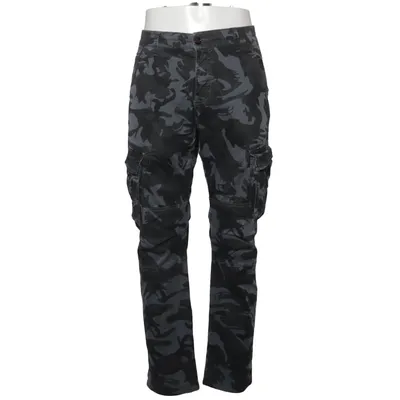 Cargo pants (Gray) from Loshan Cotton, Elastane
