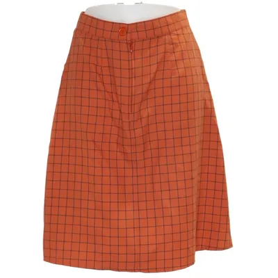 Rok (Oranje, Zwart) van Hell Bunny Polyester, Viscose