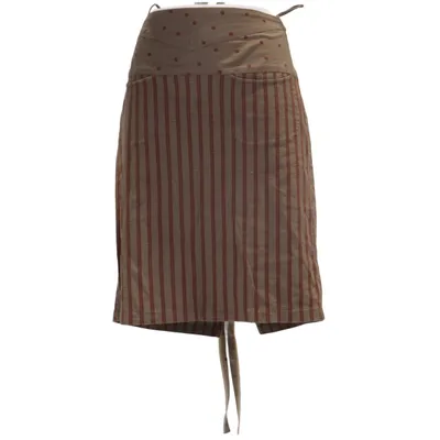 Jupe (Marron, Rouge) de Gudrun Sjödén Coton, Élasthane, Lin