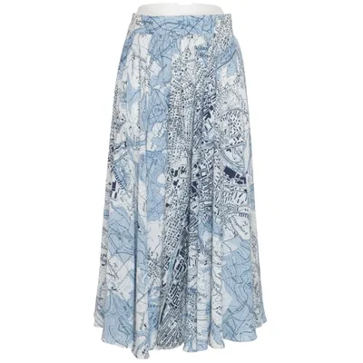 Kjol (Blå, Vit, Flerfärgad) från Akris Elastan, Polyester, Viskos