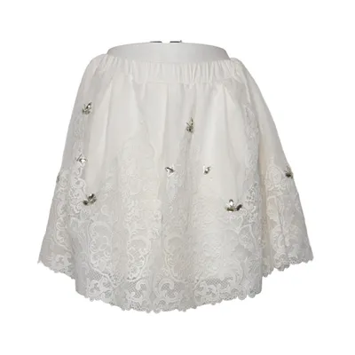 Nederdel (Hvid) fra Silvian Heach Polyester