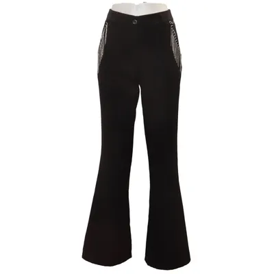 Palazzo broek (Zwart) van LS Elastaan, Polyester