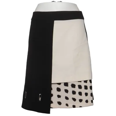 Skirt (Black, White) from Fuego Woman Elastane, Polyester, Viscose