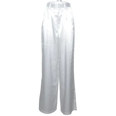 Palazzobyxor (Vit) från Brenda Elastan, Polyester