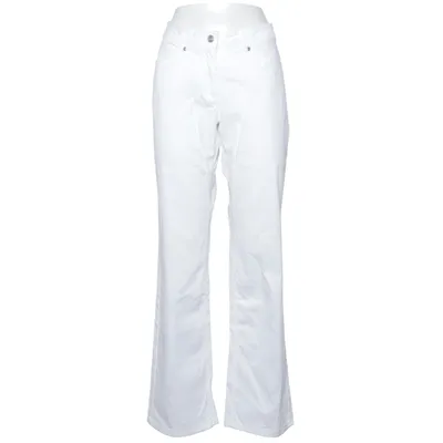 Jeans (Hvid) fra Cecilia Classics Bomuld, Elastan