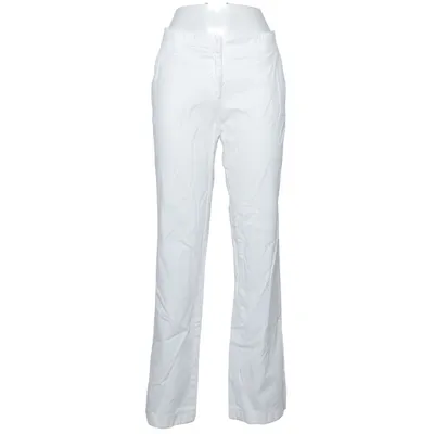 Chino (Blanc) de Versace Sport Coton, Élasthane, Polyester, Viscose
