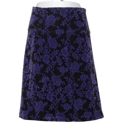 Rok (Lila, Zwart) van Tante Betsy Katoen, Elastaan, Polyester