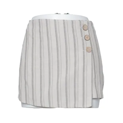 Skort (Beige, Grå) fra Pull & Bear Bomuld, Polyester