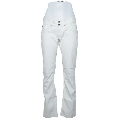Pants (White) from Timeout Cotton, Elastane