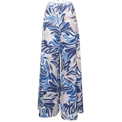 Palazzo pants (Blue, Beige, White) from Pronto Moda Elastane, Polyester, Viscose