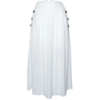Långkjol (Side Button Midi Skirt) från Rut & Circle Elastan, Polyester