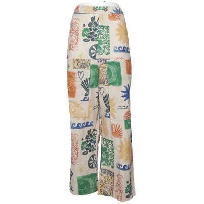 Culottes (Beige, Multicolored) from Free People Cotton