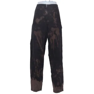 Pantalon (Noir, Marron) de Oska Coton, Élasthane, Lyocell