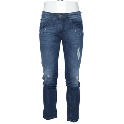 Jeans (Blå) från Risskio Bomull, Elastan