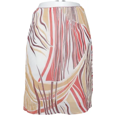 Skirt (White, Red, Brown) from Blue Motion Polyester, Viscose