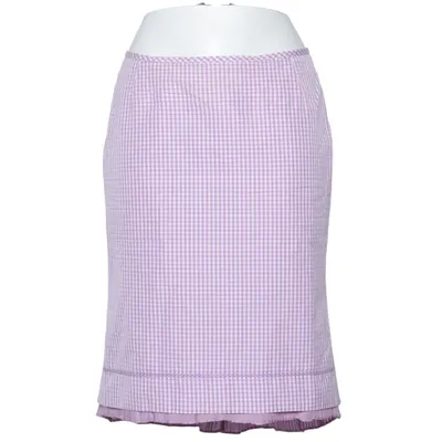 Nederdel (Lilla, Hvid) fra Gianni Versace Couture Bomuld
