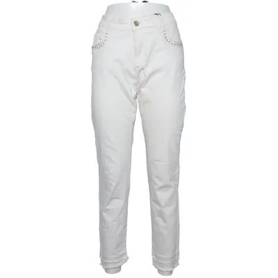 Jeans (White) from Parami Cotton, Elastane, Polyester