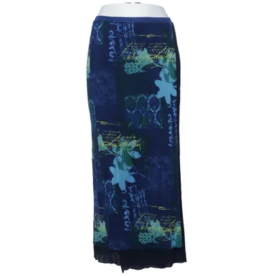 Maxi skirt (Blue, Multicolored) from Kenzo Jeans Polyamide
