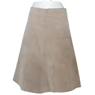 Jupe en cuir (Beige) de Pescara Cuir, Polyester