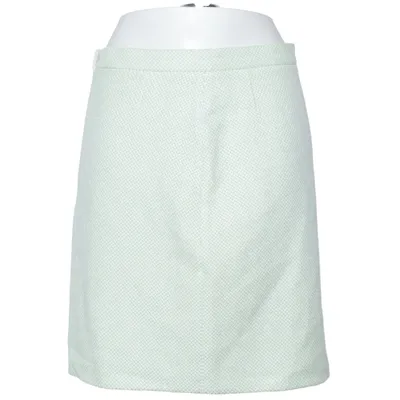 Skirt (Green, White) from Chanel Cotton, Elastane, Polyamide, Silk, Wool