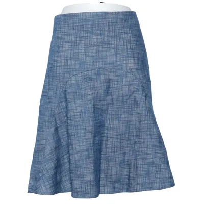 Skirt (Blue, White) from Chloé Acetate, Silk