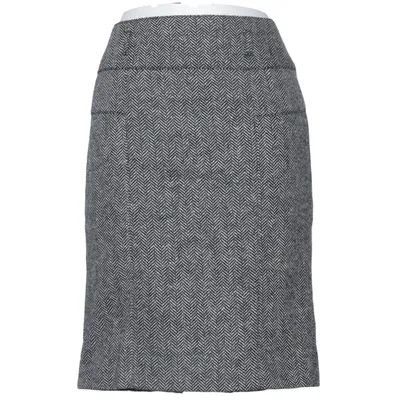 Kjol (Svart, Vit) från Hirsch Elastan, Polyamid, Polyester, Ull