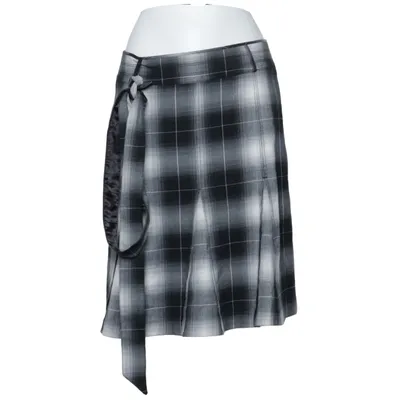 Nederdel (Grå, Sort, Hvid) fra Lerros Elastan, Polyester, Viscose