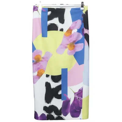 Nederdel (Hvid, Flerfarvet) fra Mona Elastan, Polyester