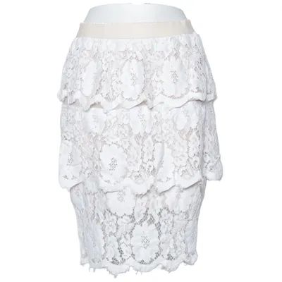 Skirt (White, Beige) from Endless Rose Polyester